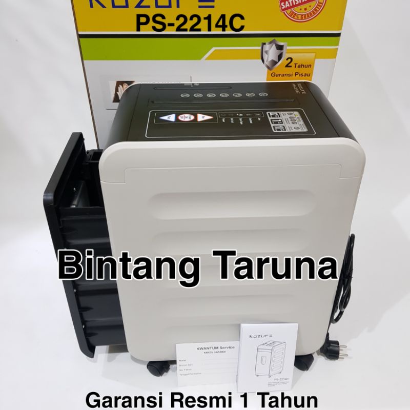 Mesin Penghancur Kertas Kozure PS-2214C Paper Shredder Kozure PS2214C Office Shredder Kozure PS-2214