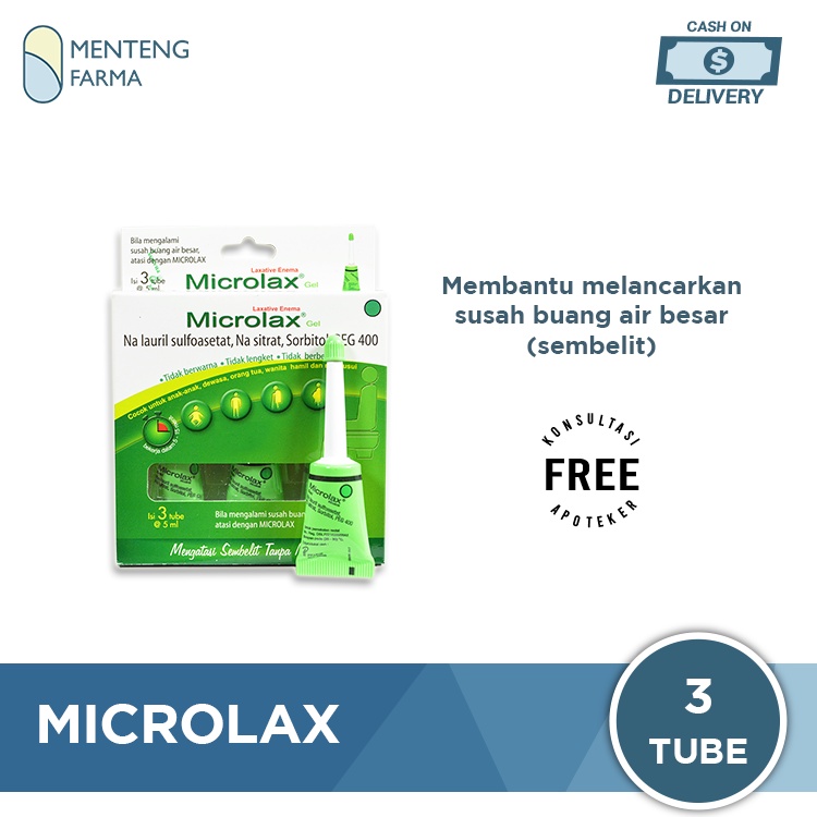 Microlax Gel Isi 3 Tube