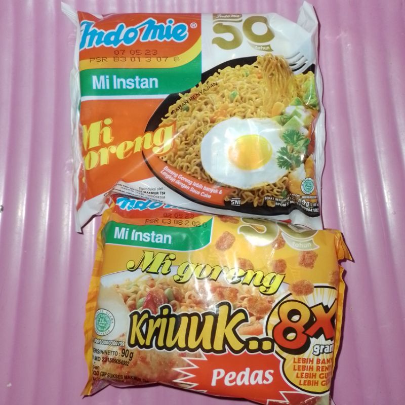 

Mie Instan Indomie Rasa Mi Goreng, Goreng Kriuk