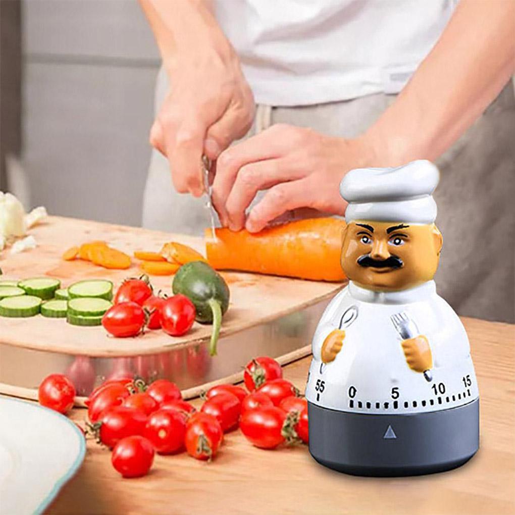 Timer Mekanik Dapur Portable Student Timing Reminder Chef Cooking Clock