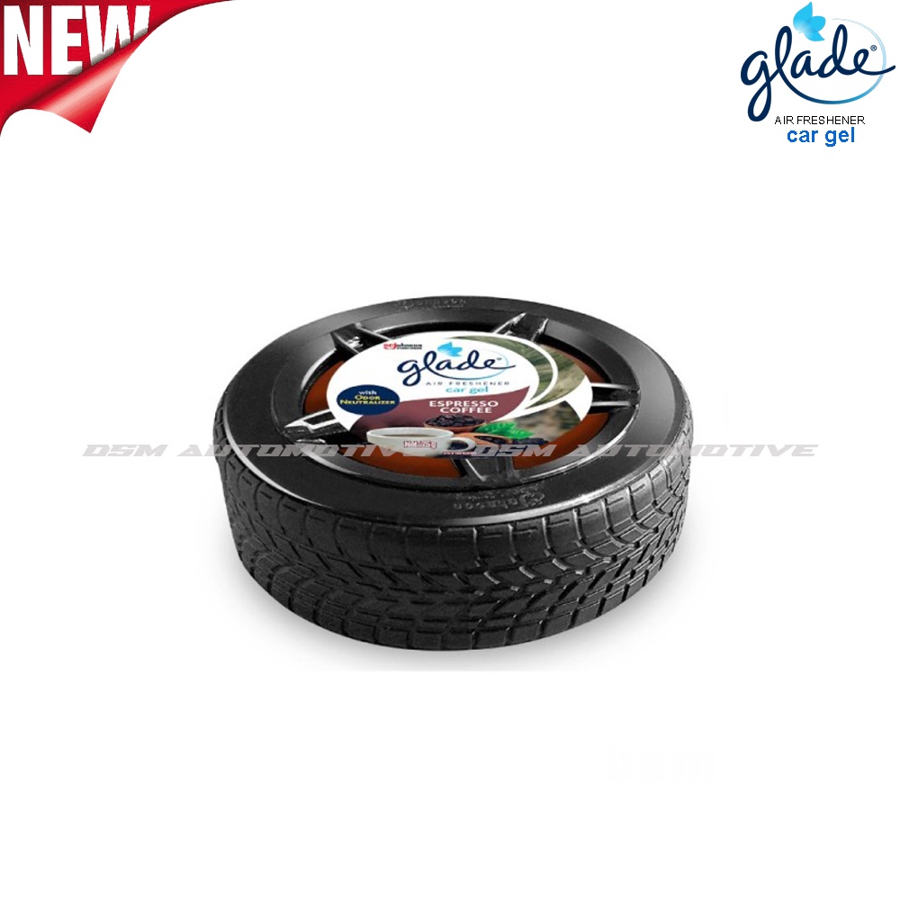 Glade Car Gel - 75g  / Parfum Mobil Aroma Kopi Buah Segar