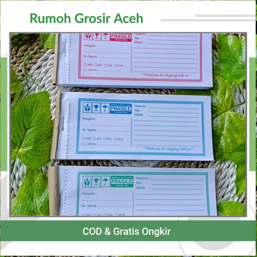 

{ACEH} LABEL PENGIRIMAN OLSHOP 100 lembar