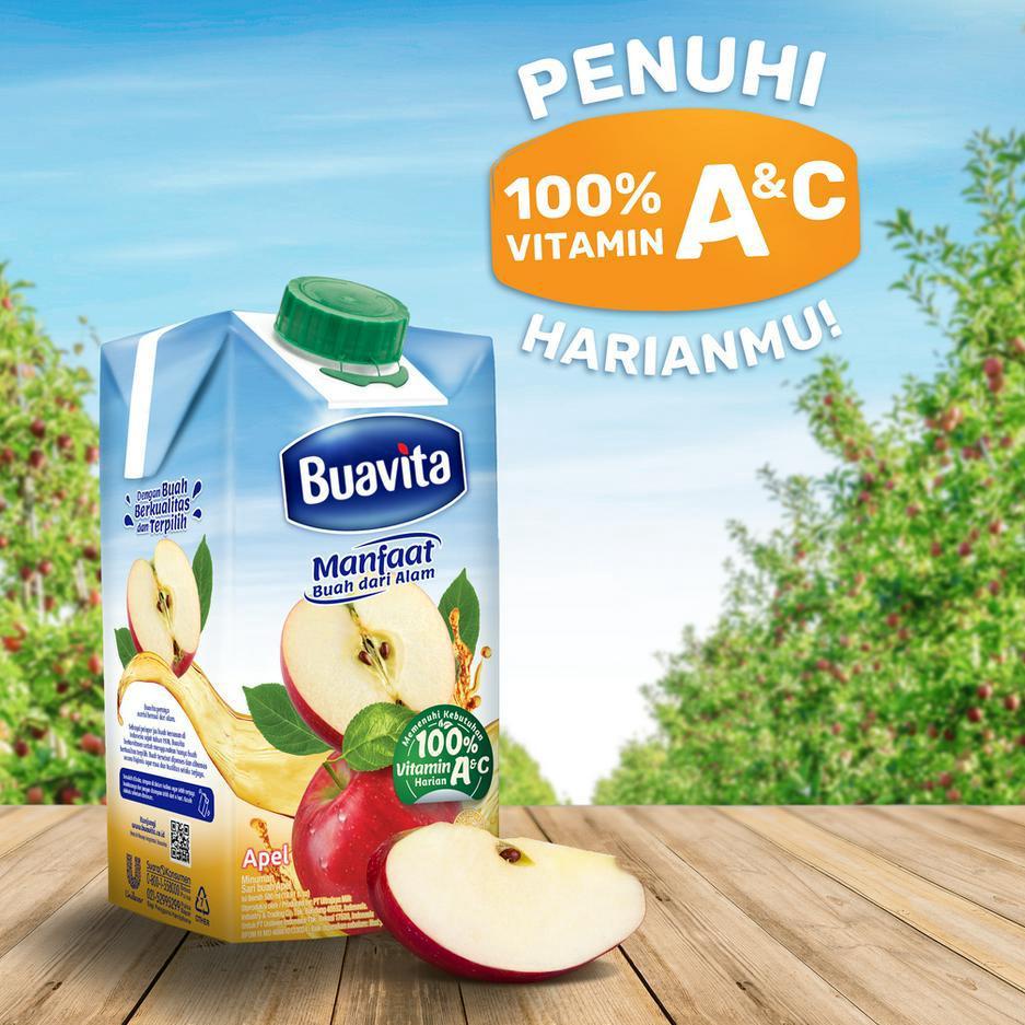 

Dijamin puas--Buavita Apple 500 ml