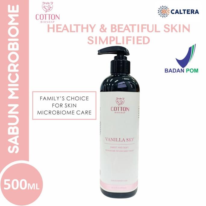 COTTON BIOSOAP MICROBIOME INFUSED BODY WASH VANILLA SKY (500 ML)