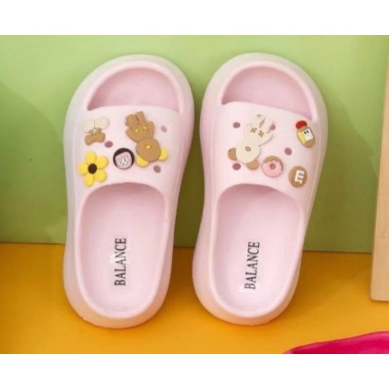 Sandal selop anak perempuan motif sandal anak permpuan fuji kekinian nyaman sandal anak perempuan Balance import