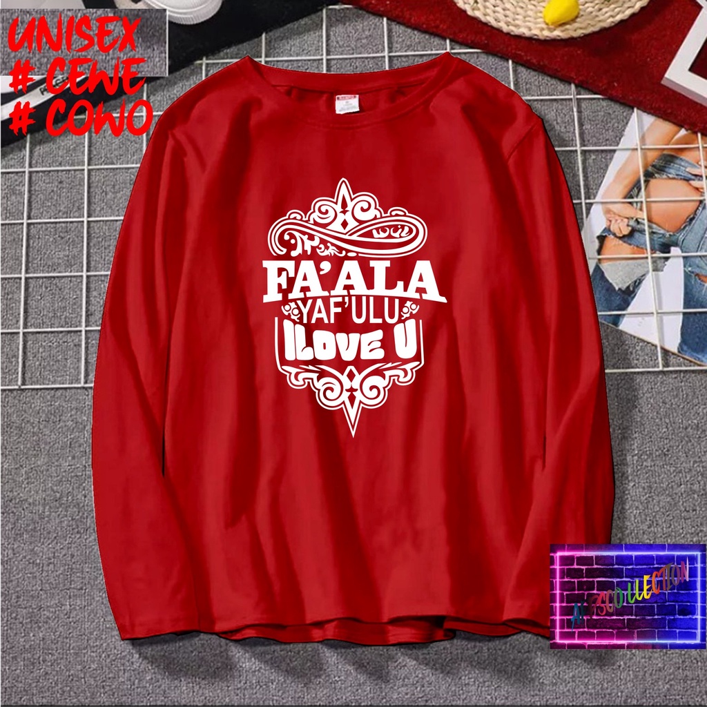 COD/ KAOS FA&quot;ALA YAF &quot;ULU/KAOS TULISAN/KAOS SANTRI KEKINIAN/KAOS DAKWAH/KAOS ISLAM/SANTRIWATI/KAOS HITS 2022/KAOS BERGAMBAR KAOS EKSPRESI KAOS PRIA TSHIRT WANITA Santai Crew Neck V-Neck Slim-fitting Polos Setrip Hitam Putih Crew Neck