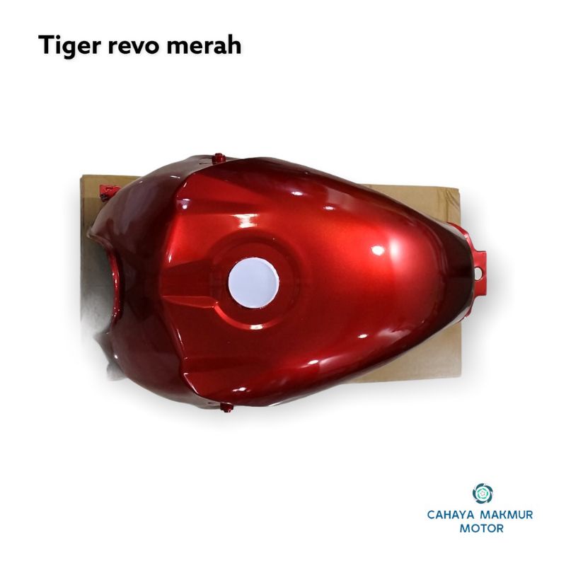 tangki Tiger Revo bahan tebal pres pabrik warna merah
