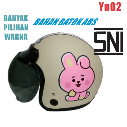 MURAH!!! HELM BOGO RETRO DEWASA YN05 CHIMMY TATA KOYA RJ CHOOKY