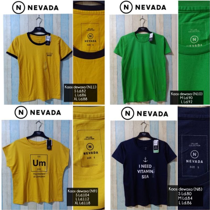 KAOS NEVADA | KAOS NEVADA CEWE | KAOS NEVADA ORIGINAL
