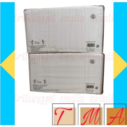TISU TULIP/TRECY 1000 GRAM / 1 KG, TISU FACIAL 1000 GRAM, TISU WAJAH KILOAN