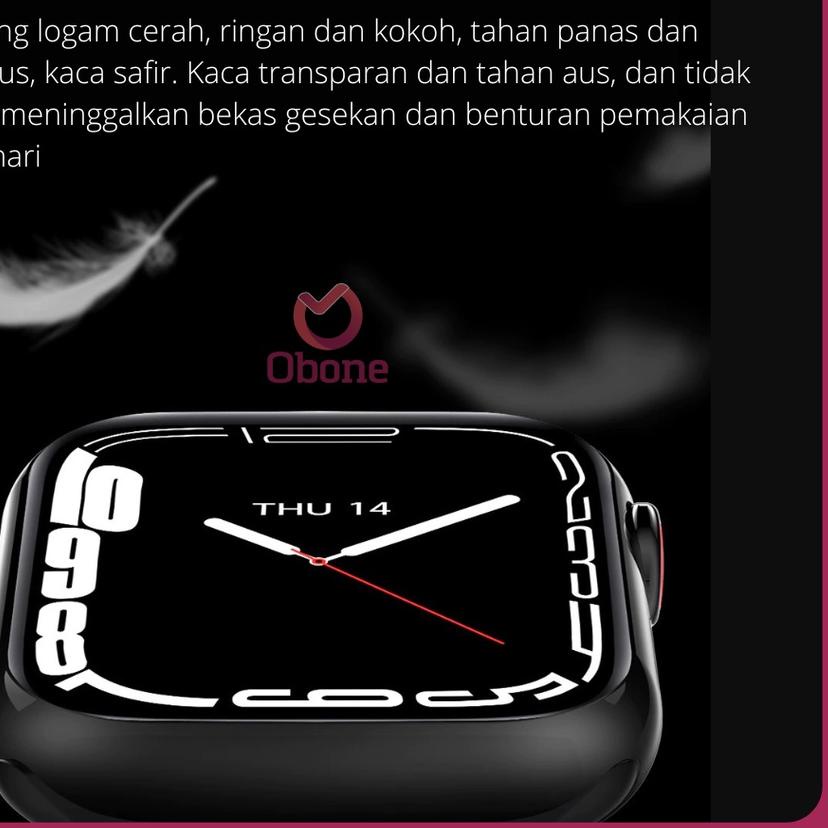 11.11✔️Obone Smartwatch series 7 ProMax jamtangan pria IWO 7 pro original Bluetooth call Watch 7 pro