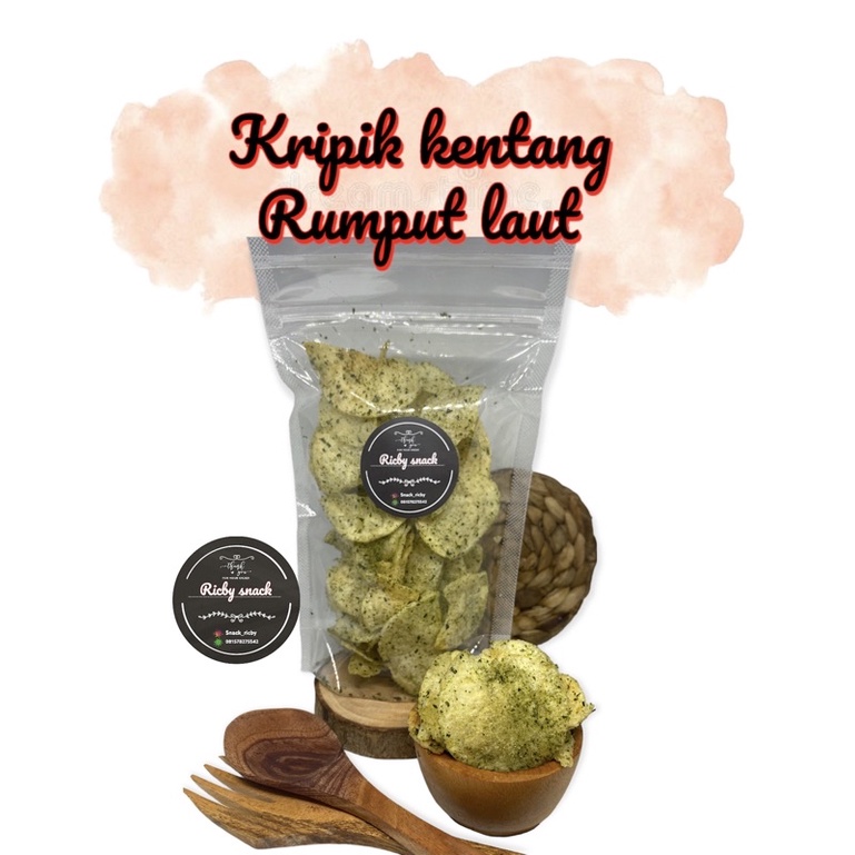 

Kripik kentang rasa rumput laut/Cemilan kentang /Snack kentang