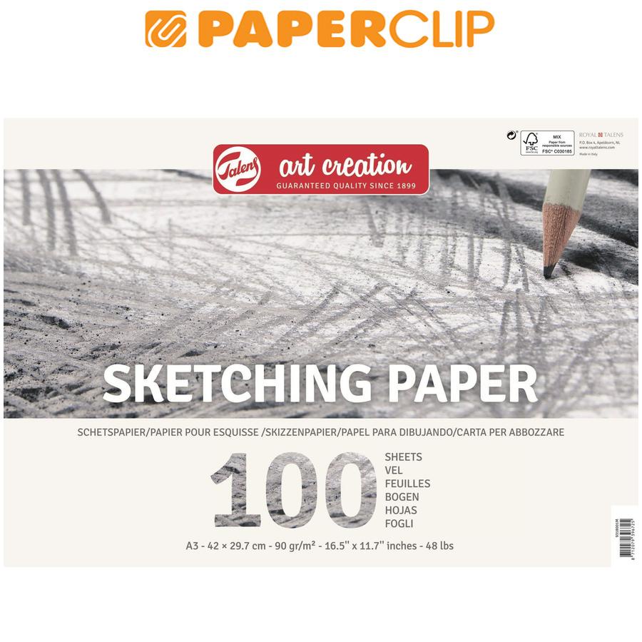 

SKETCH BOOK TALENS ART CREATION 9318001M A3 90G SKETCHING PAPER