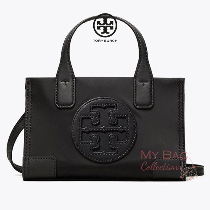 Tory Burch Ella Micro Tote Black