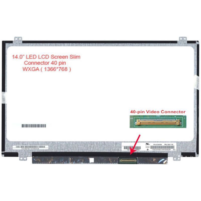 LED LCD 14.0 14 INCH SLIM 40 PIN