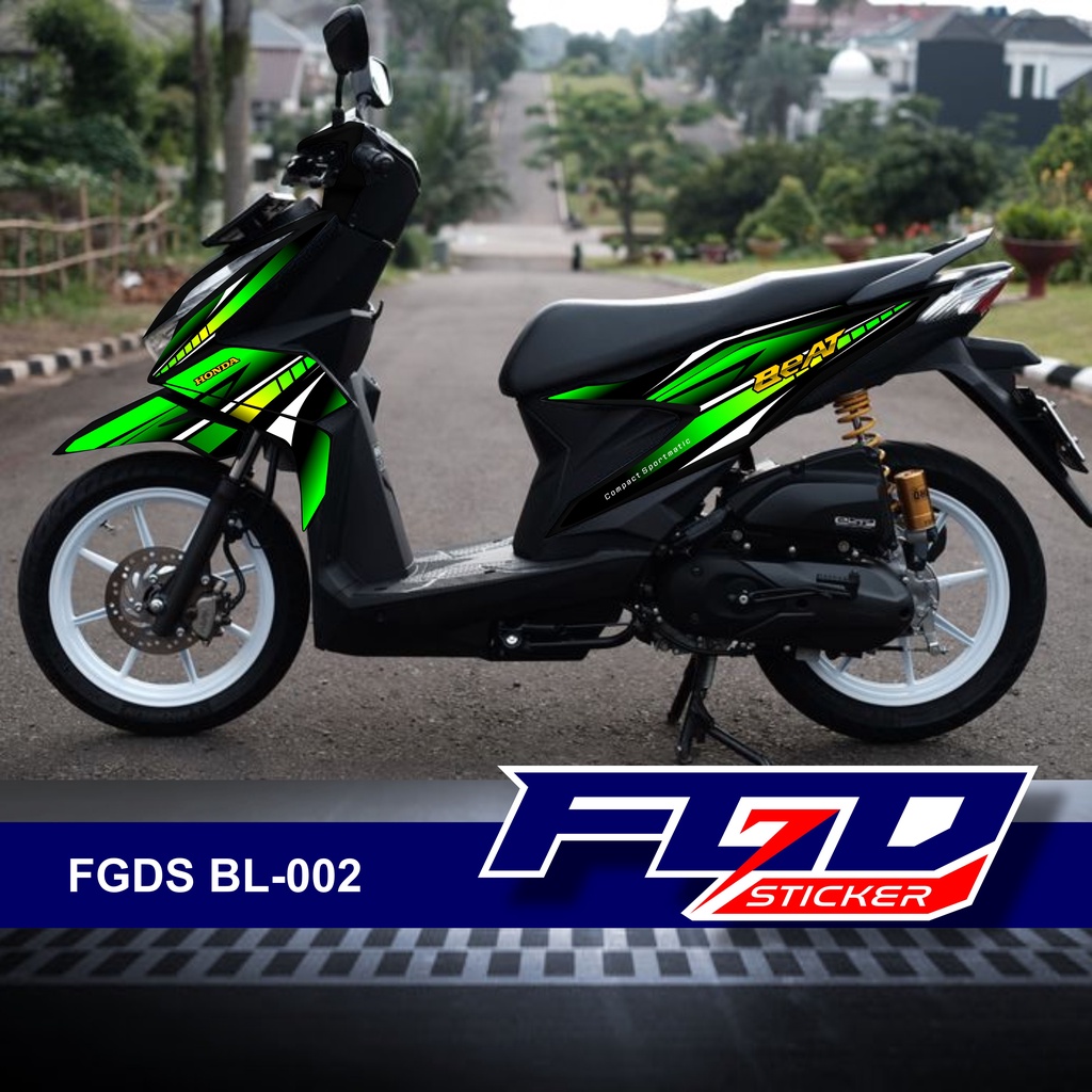 Sticker Striping Variasi Beat New 2020 2021 - Striping Motor Beat New 2020 2021/Beat New LED 002