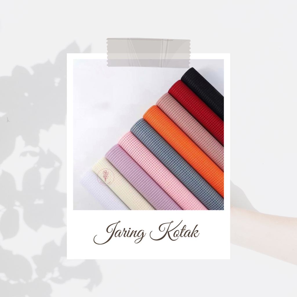 

JARING KOTAK SPIDER MESH ROLL WRAP BUNGA KOREA KERTAS BUNGA