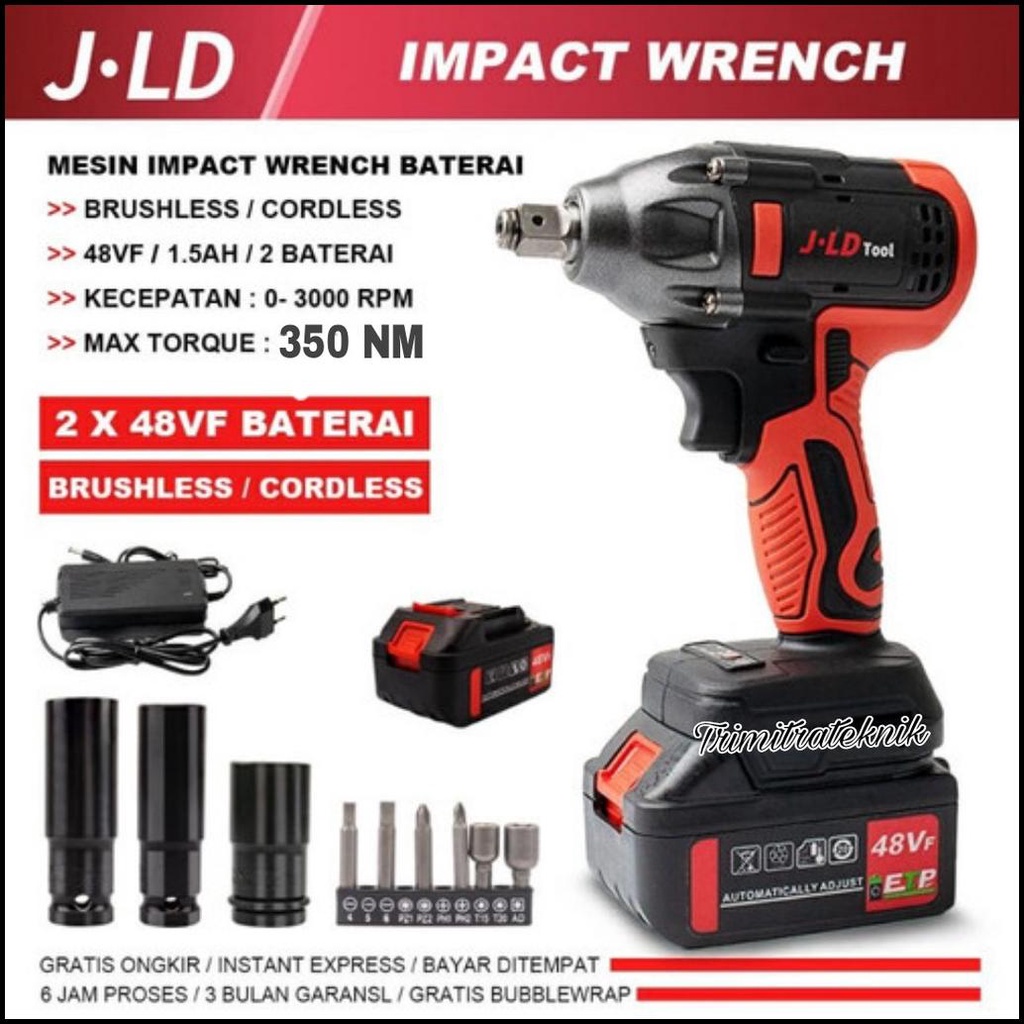 Jual Original Jld Impact Wrench Volt Cordless Impact Jld Volt