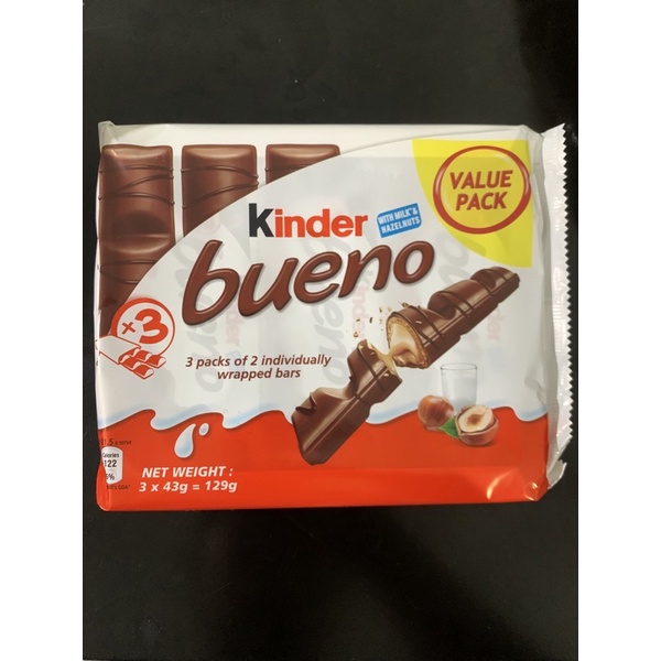 

Kinder Bueno Value Pack 3