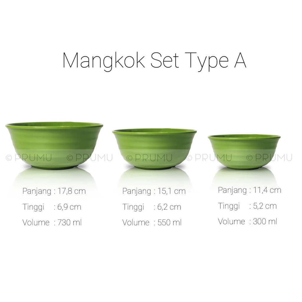 Mangkok Set Besar Kecil - Paket Mangkok Melamin - Mangkok Melamin - Set Mangkok Melamin