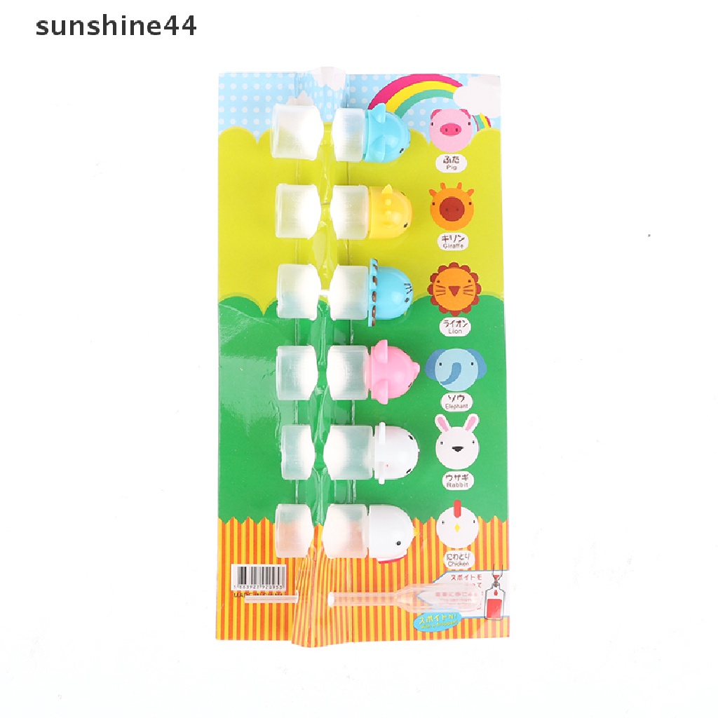 Sunshine Botol Bumbu / Kecap Mini Portable Motif Kartun Hewan Kapasitas 3ML