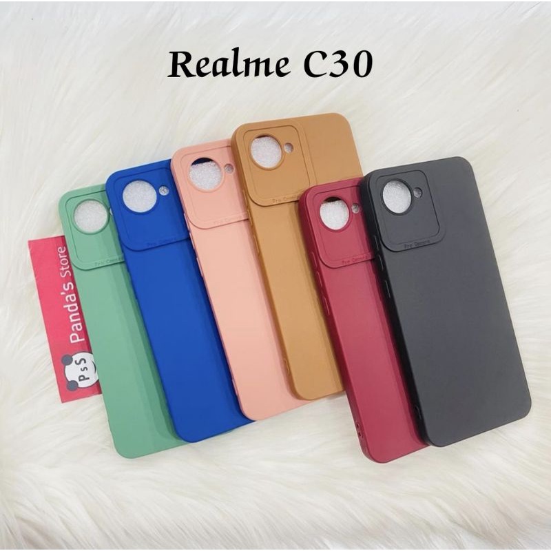 Case Realme C30 Babycase Makaron Full Color Softcase Realme C30 -PsS