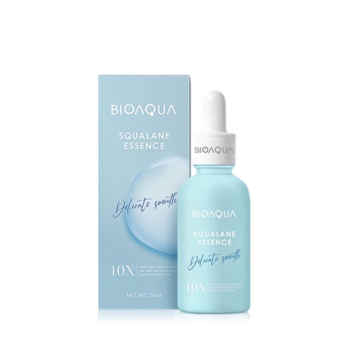 Beauty Jaya - BPOM BIOAQUA Squalane Hydrating Moisturizing Essence 10x Effect Serum Menenangkan Dan Melembabkan Wajah