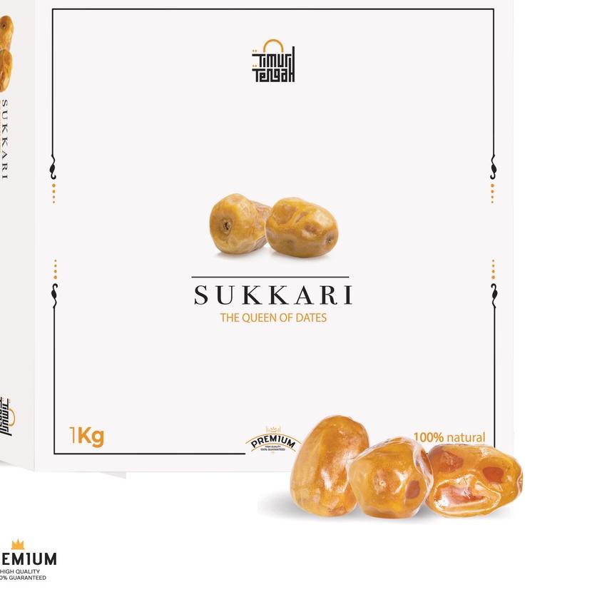 

COD✔️Kurma Sukari 1 Kg Premium Timur Tengah Kurma Sukkari Original High Quality|SQ7