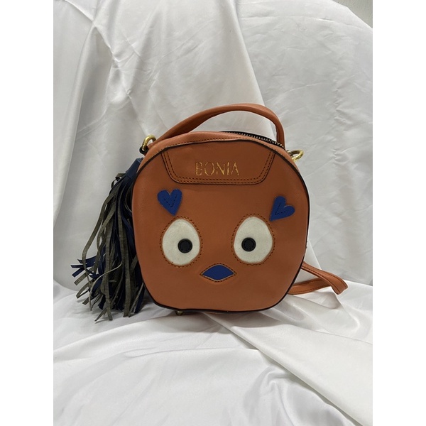 Tas Bonia Bulat Renda Owl Burung Hantu