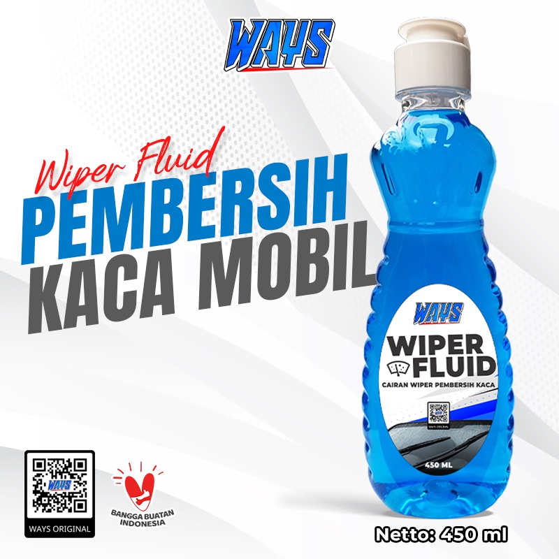 A036 | WAYS Cairan Wiper Pembersih Kaca Mobil / Wiper Fluid / Windshield Cleaner - 450ml