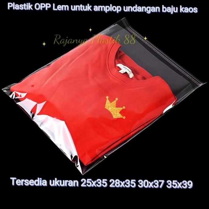 

Plastik Opp Lem Baju 25x35 28x35 30x37 35x39