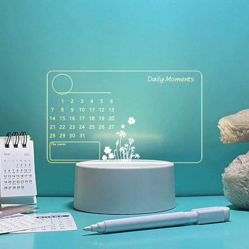 

Aesthetic!!!Manvayo Papan Display Kalender LED Light Memo Board - Mv88