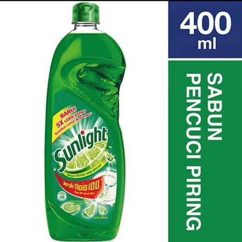 SUNLIGHT PENCUCI PIRING 400ML BOTOL