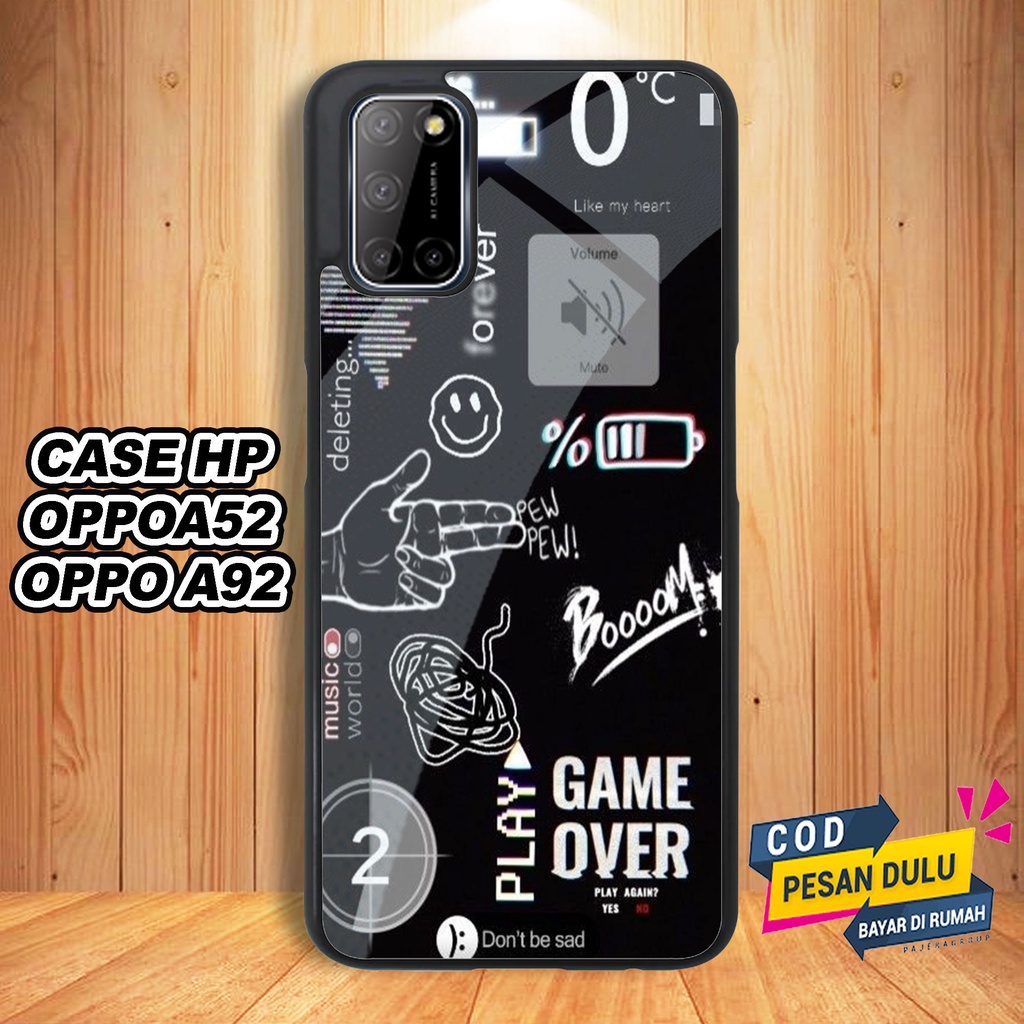 Case OPPO A52 A92 [NASA TIKET] Fashion Case OPPO - Case Hp OPPO - Sarung Hp OPPO - Case Murah - Case