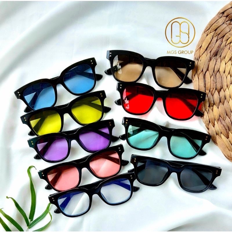 Kacamata fashion Small candy color sunglasses pria wanita model terbaru kacamata candy