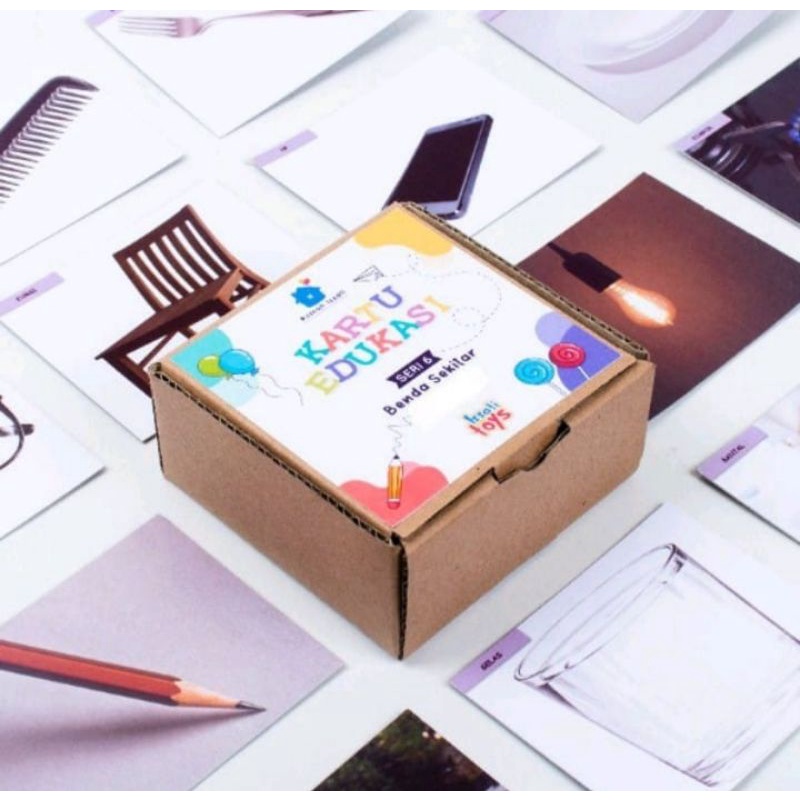 GE TOYS MAINAN PAKET KARTU 6 BOKS/ALAT TERAPI WICARA MAINAN EDUKATIF