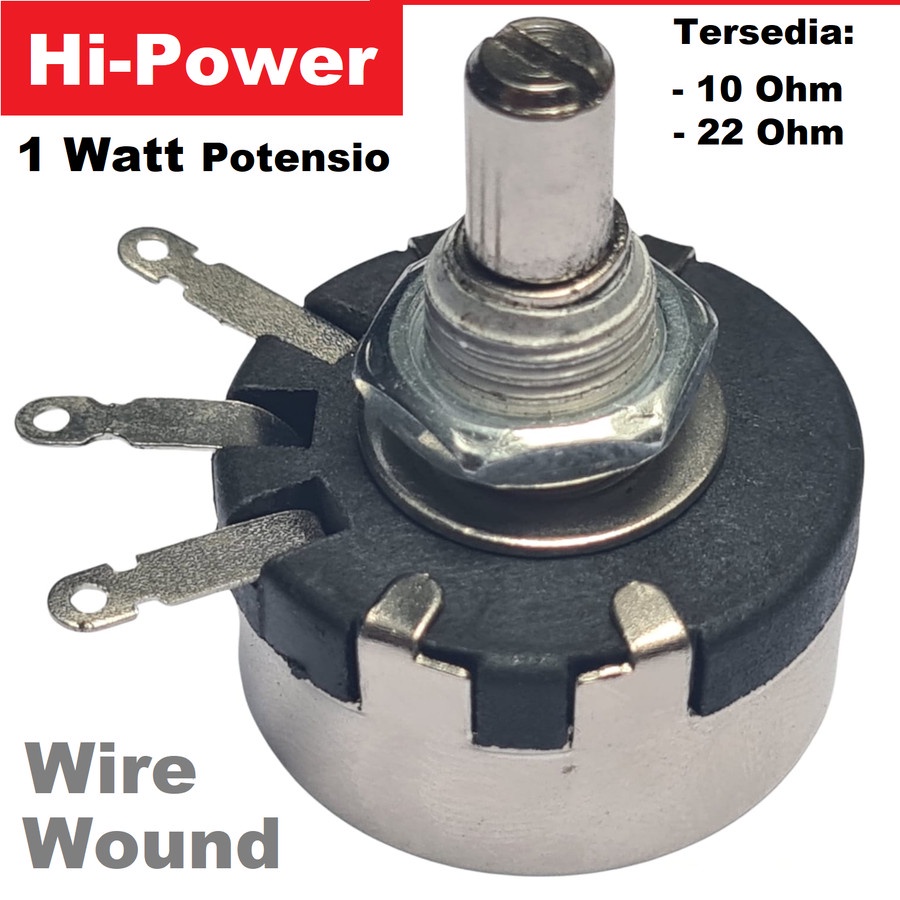 Wire Wound Potentiometer WX110 1W Potensiometer potensio 10 22 Ohm 1 W
