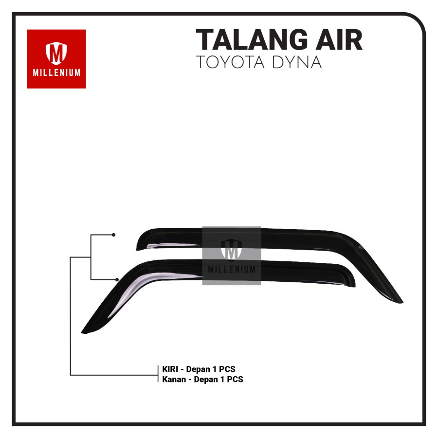 TALANG AIR PINTU MOBIL TOYOTA DYNA MODEL SLIM