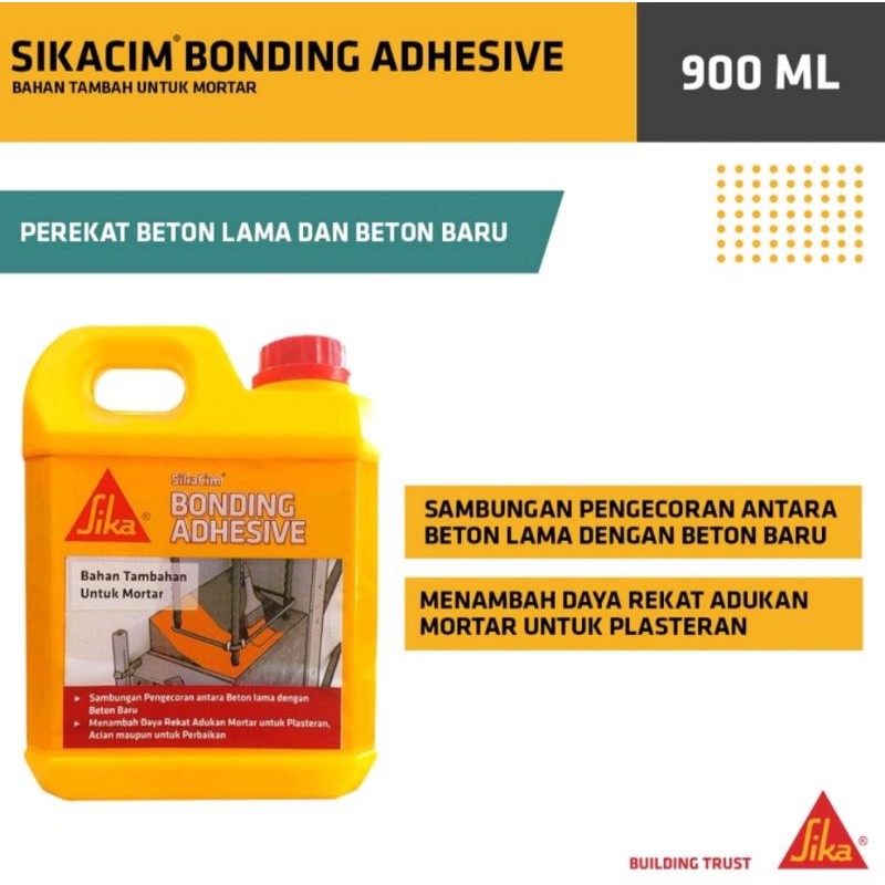 SIKA / SIKACIM BONDING ADHESIVE / LEM BETON SIKA / SAMBUNGAN BETON LAMA DAN BARU SIKA