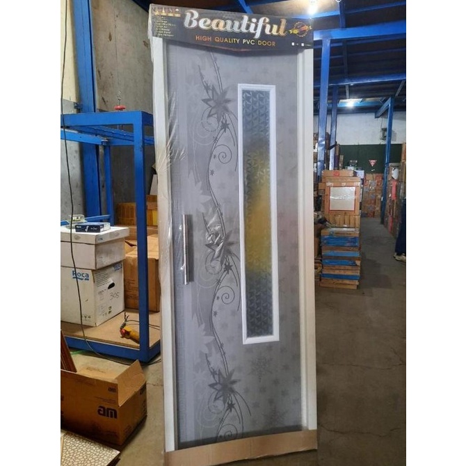 PINTU KAMAR MANDI PVC MINIMALIS BUNGA BANDUNG SDF8979UJ