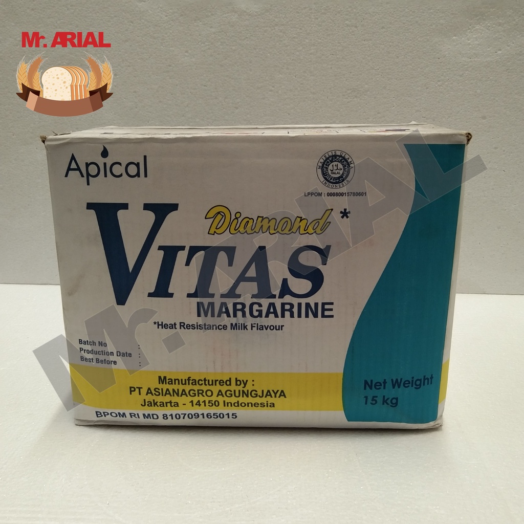 VITAS DIAMOND Margarine @15kg  / Mentega / Butter Margarin