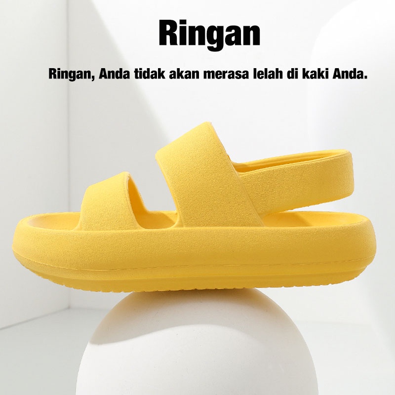 Sandal Lalisa Karet Import Sendal Tali EVA Wanita Santai Wanita Jelly  Phylon Terbaru Kekinian Keren Size 36-40