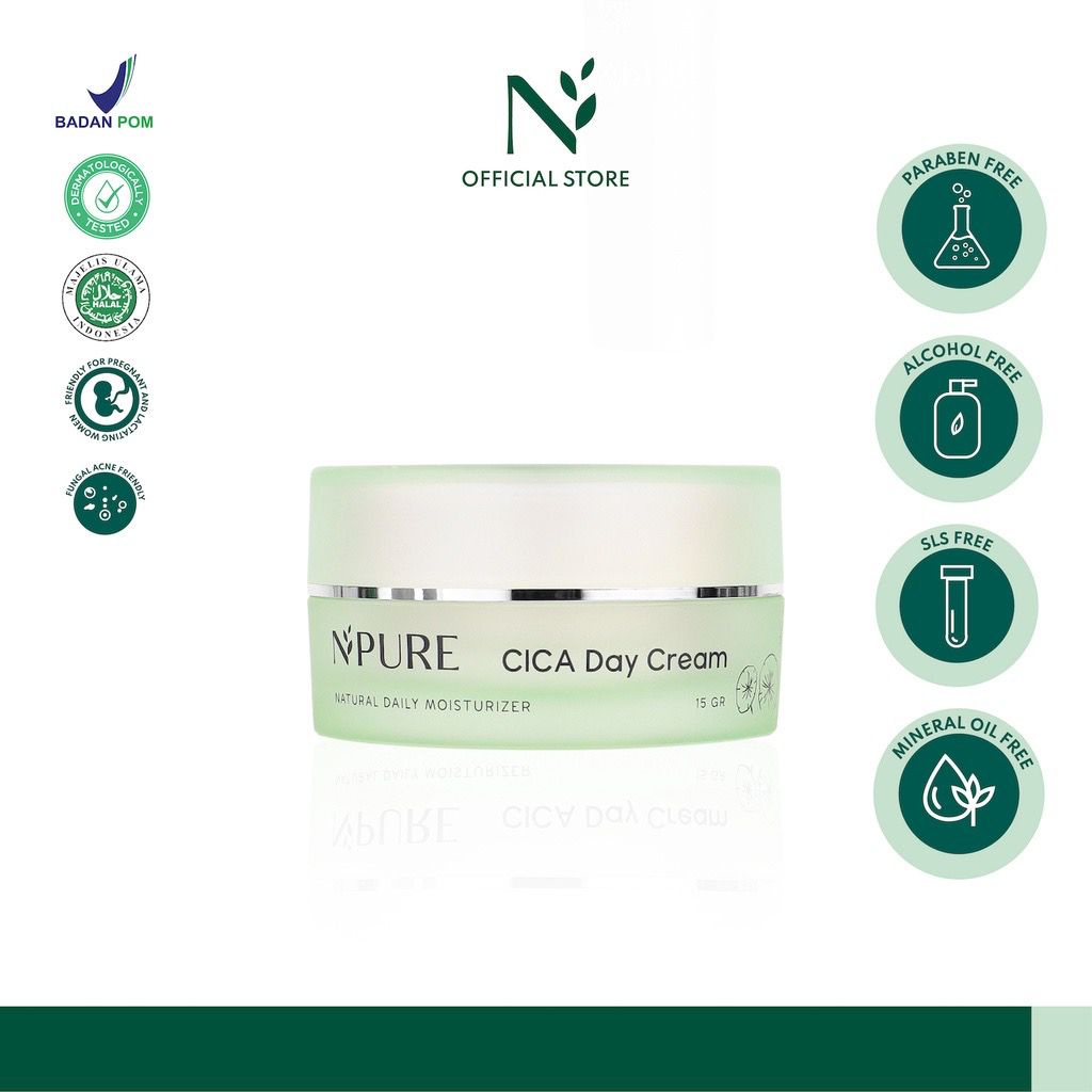 [NEW PACKAGING] NPURE Day / Night Cream Centella Asiatica (Cica Series)