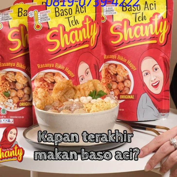 

ShareNow--baso aci teh shanty (READY STOCK)