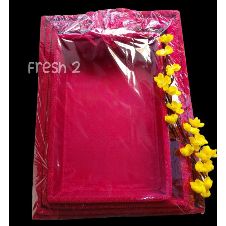 

4 pcs box sangjit murah meriah tanpa tutup + tempelan baki