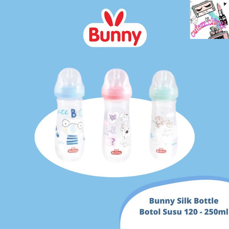 ☃Cutezz_Ching1☃Lusty Bunny Silk Bottle Botol Susu 120ml DB2410 - 250ml DB1210