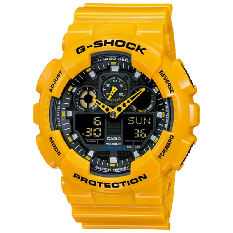 CASIO G-SHOCK GA-100A-9ADR / GSHOCK GA100A-9A ORIGINAL & GARANSI