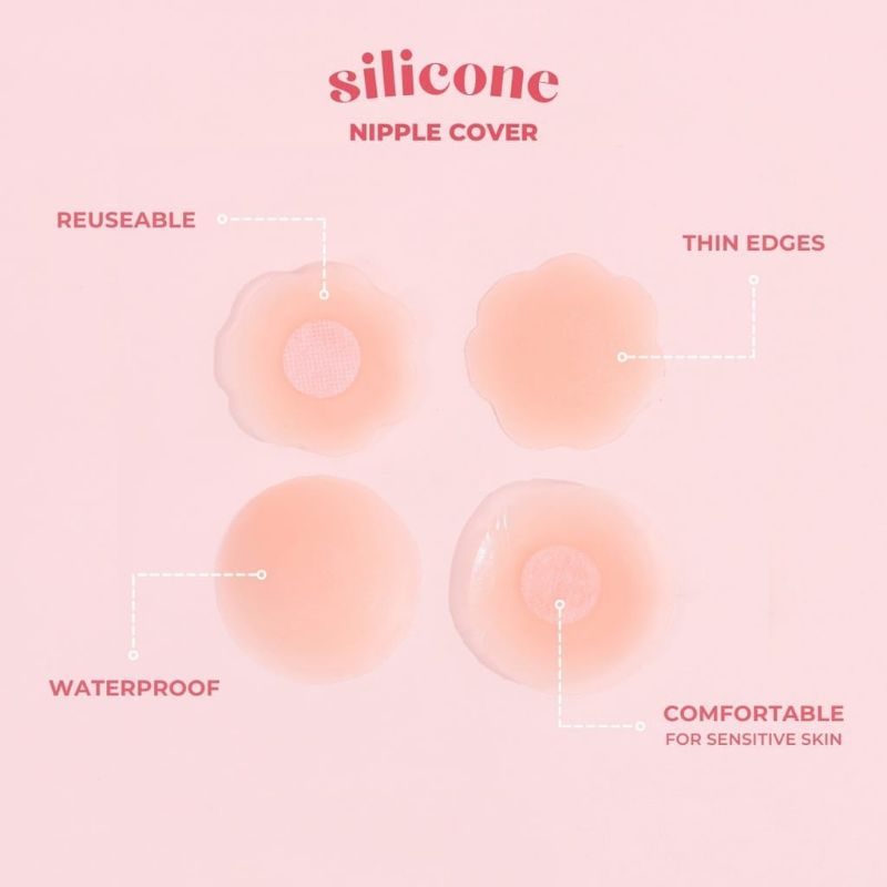 1 PASANG NIPPLE PAD SILICON / PENUTUP PENTIL / PENUTUP PUTING NIPPLE COVER
