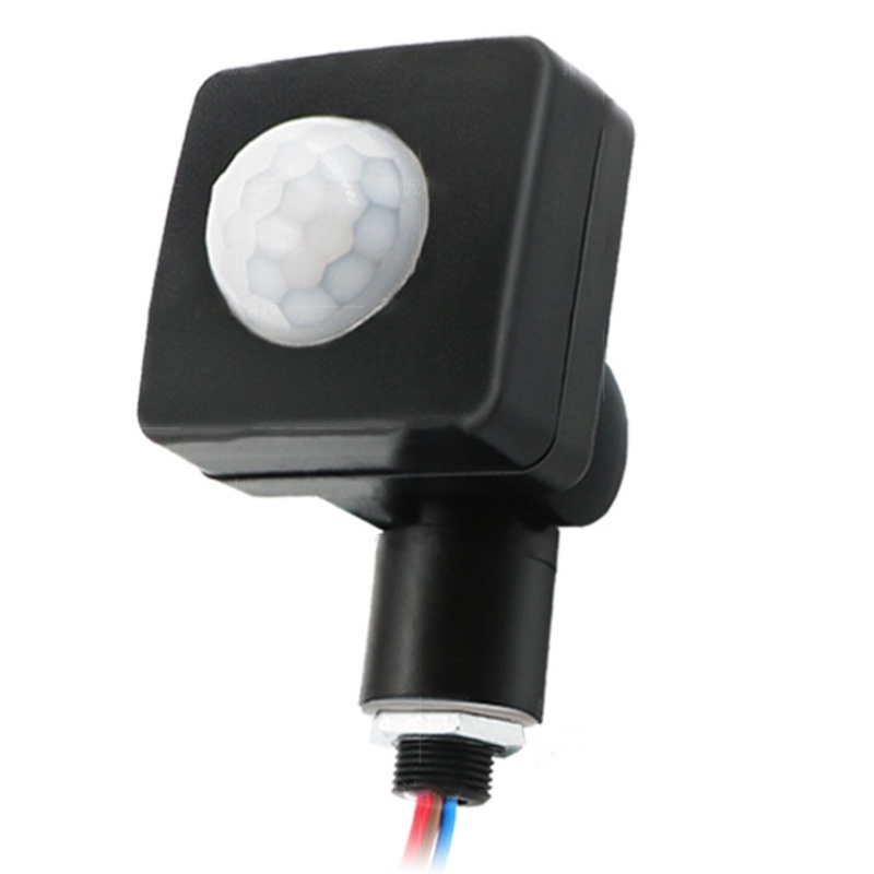 Zzz Saklar Lampu Sensor Gerak Infrared PIR Adjustable AC85-265 Untuk Rumah / Outdoor