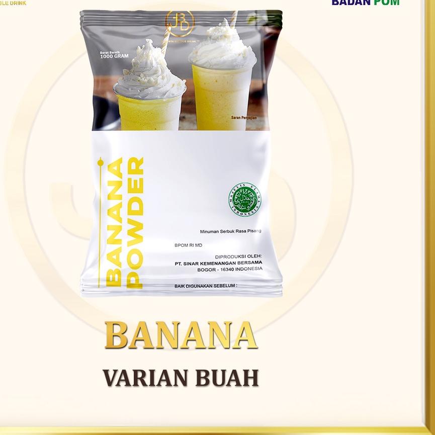 

11.11✔️Bubuk Minuman BANANA Powder 1kg - JBD | HALAL|SQ9